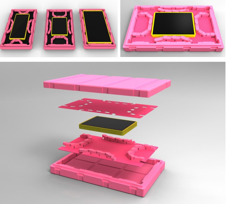 Maxman | 万博開發「共享式包材」，可適用於不同尺寸面板，持續拓展資源循環共享理念