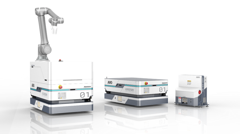 Maxman | 万博數位開發的自主式移動機器人（AMR250M），搭配全向輪並結合AI演算法、2D LiDAR、3D攝影機等技術，協助客戶實現產線全自動化